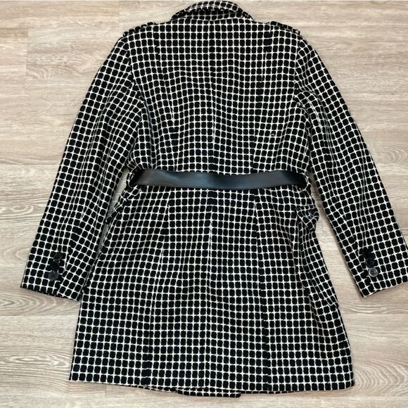 Franco Mirabelli Military Style Double Breasted Wool Coat - Picture 4 of 7